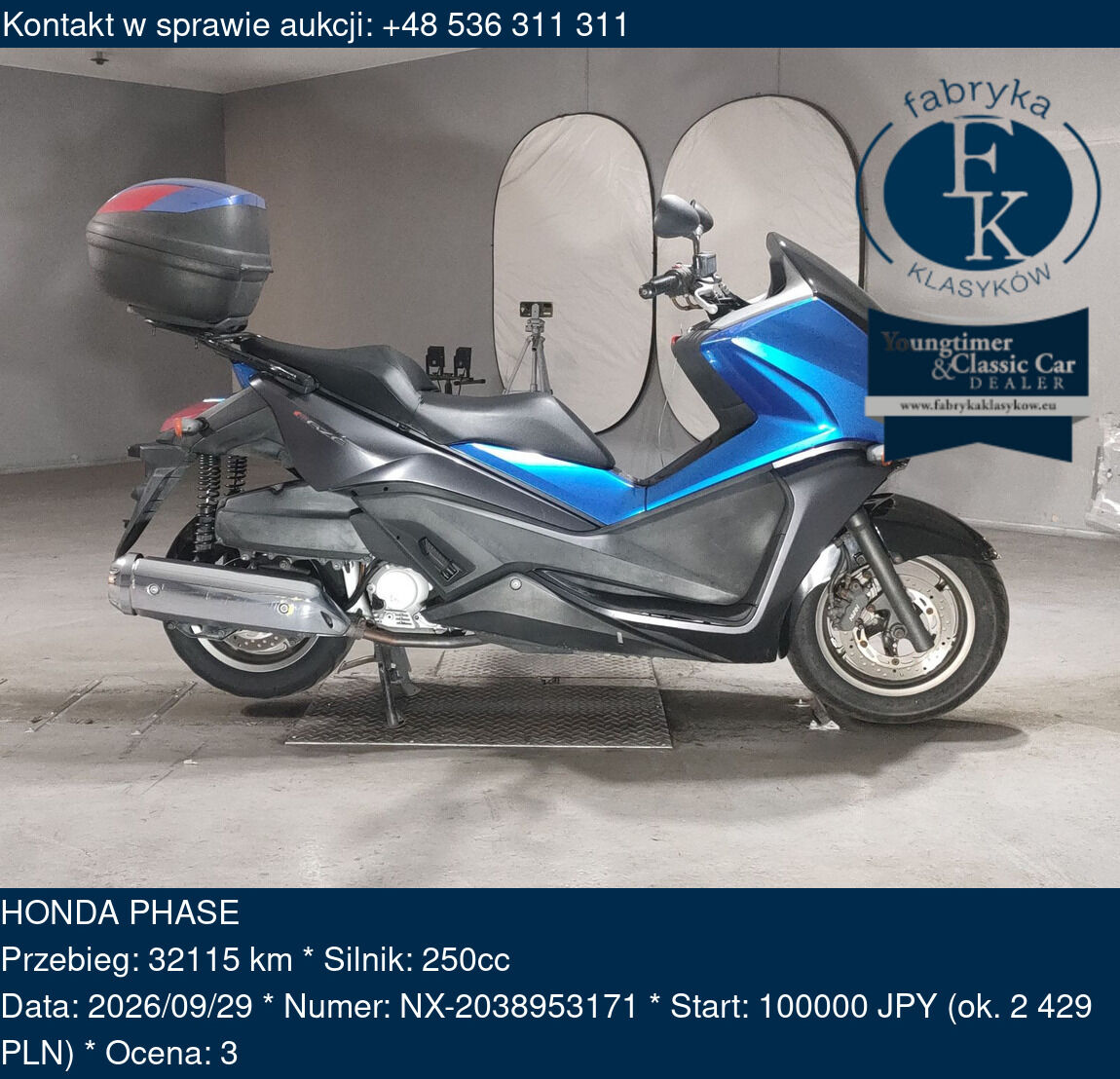 HONDA PHASE  - zdjęcie 2