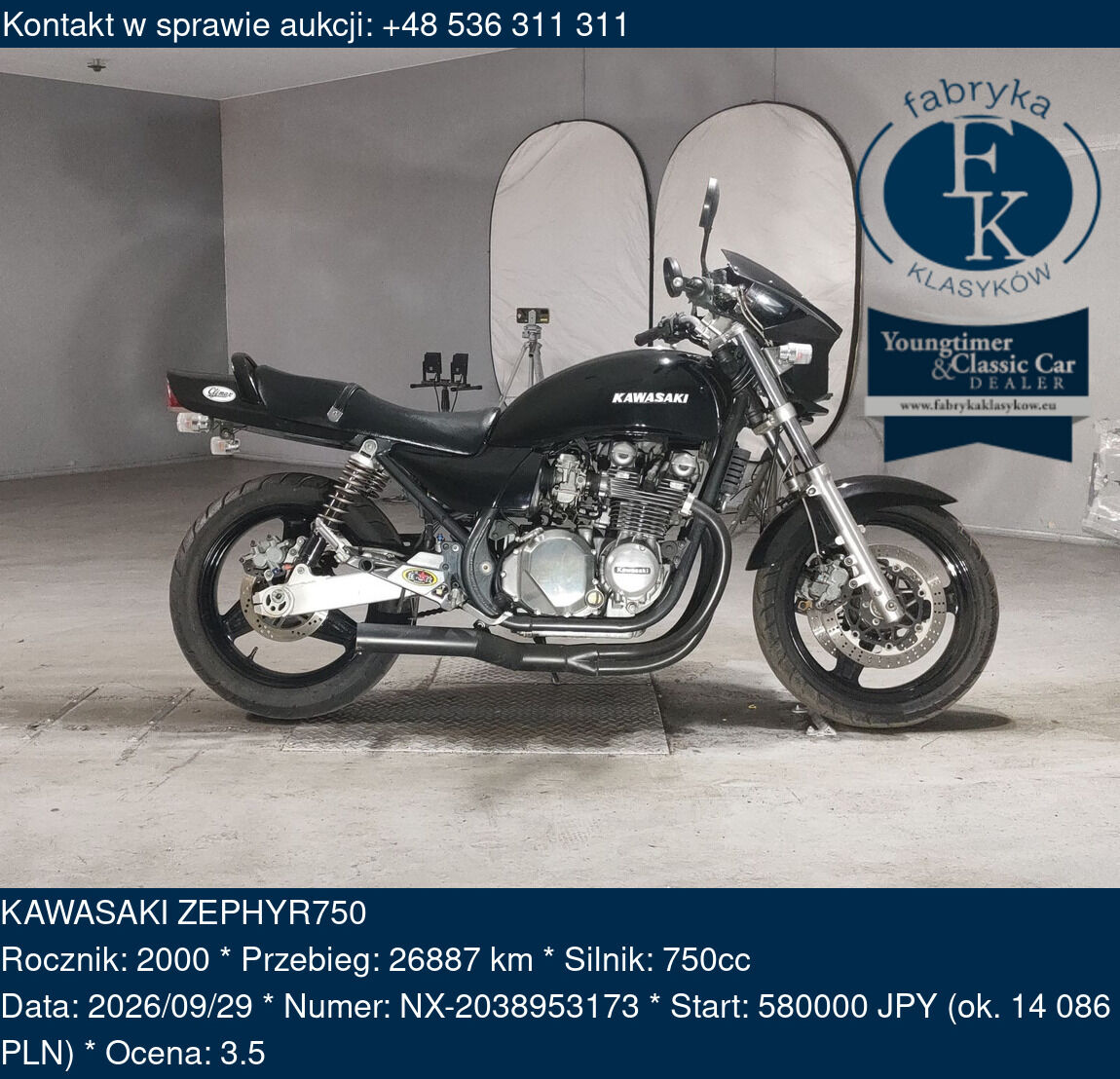 KAWASAKI ZEPHYR750 2000 - zdjęcie 2