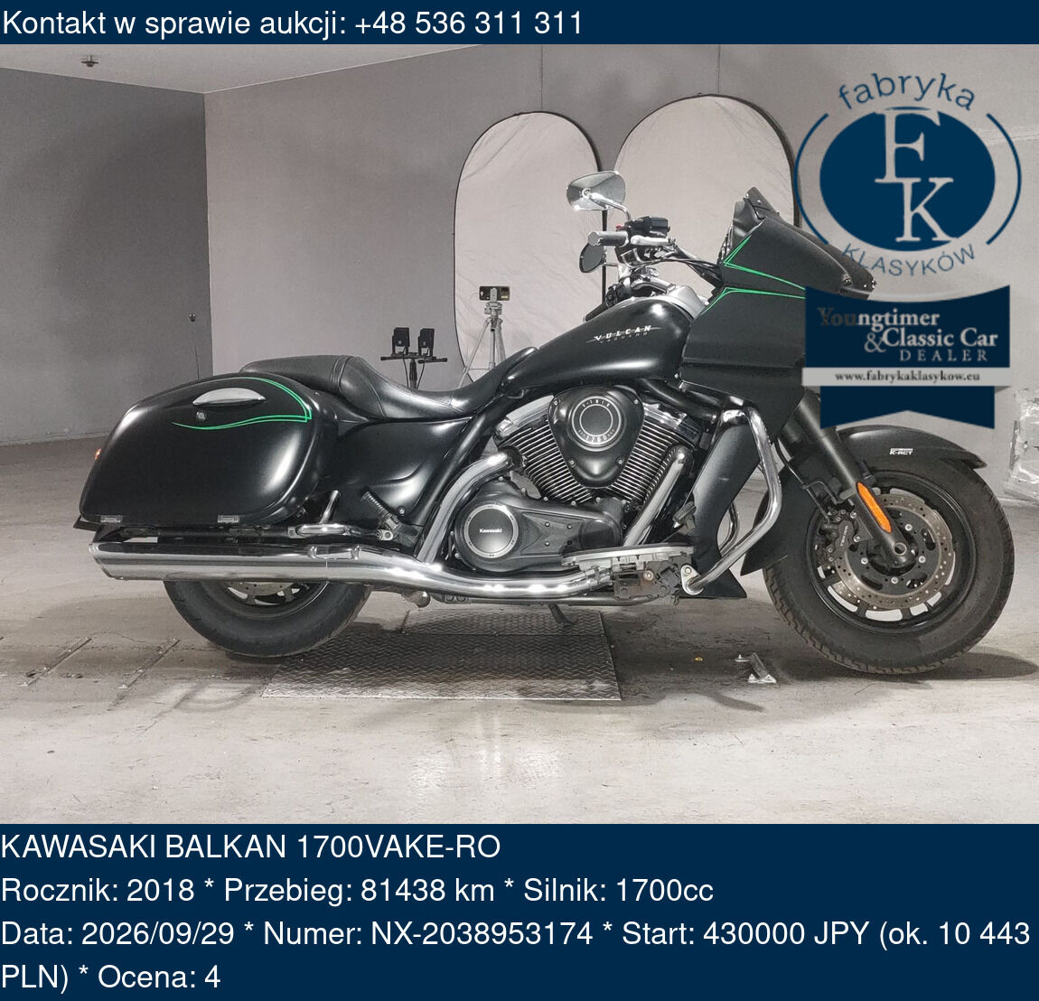 KAWASAKI BALKAN 1700VAKE-RO 2018 - zdjęcie 2