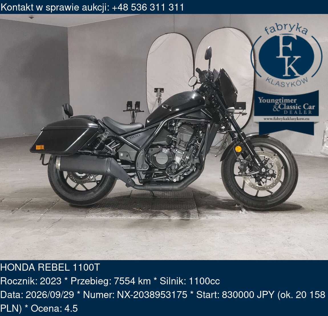 HONDA REBEL 1100T 2023 - zdjęcie 2