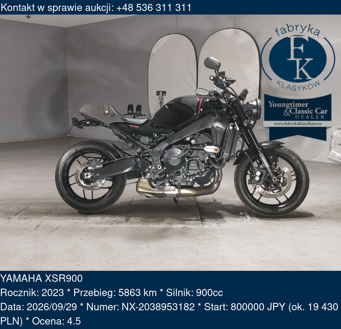 YAMAHA XSR900 2023 - zdjęcie 2