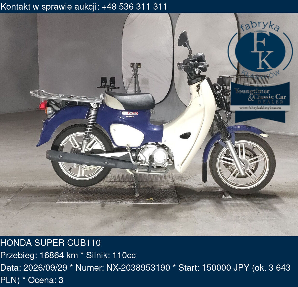HONDA SUPER CUB110  - zdjęcie 2