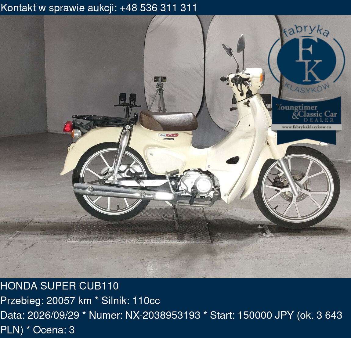HONDA SUPER CUB110  - zdjęcie 2