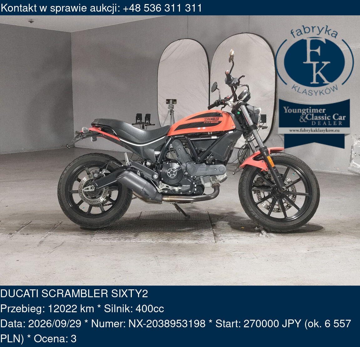 DUCATI SCRAMBLER SIXTY2  - zdjęcie 2