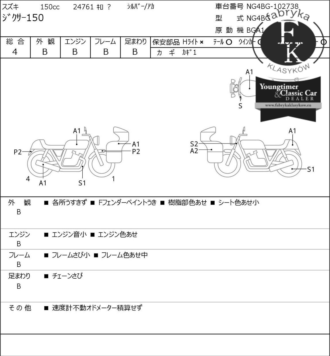 SUZUKI JIKUSA-150  - zdjęcie 7