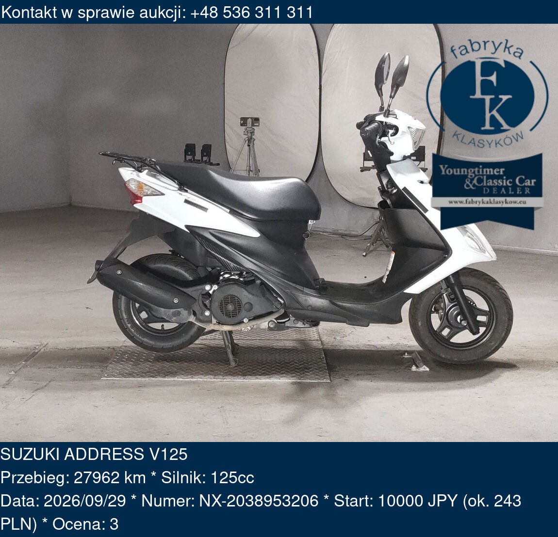 SUZUKI ADDRESS V125 - zdjęcie 2