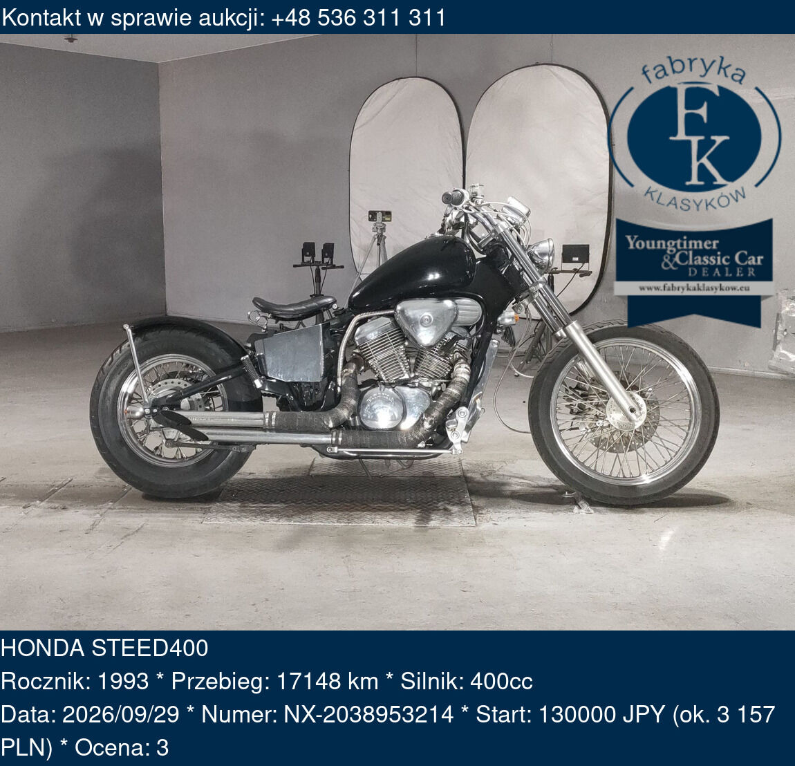 HONDA STEED400 1993 - zdjęcie 2