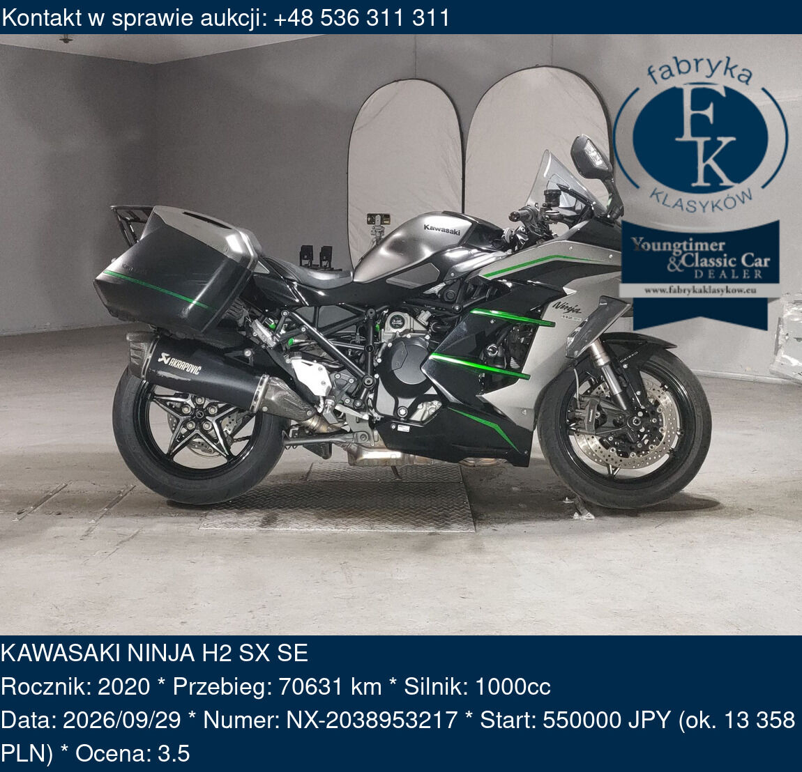 KAWASAKI NINJA H2 SX SE 2020 - zdjęcie 2