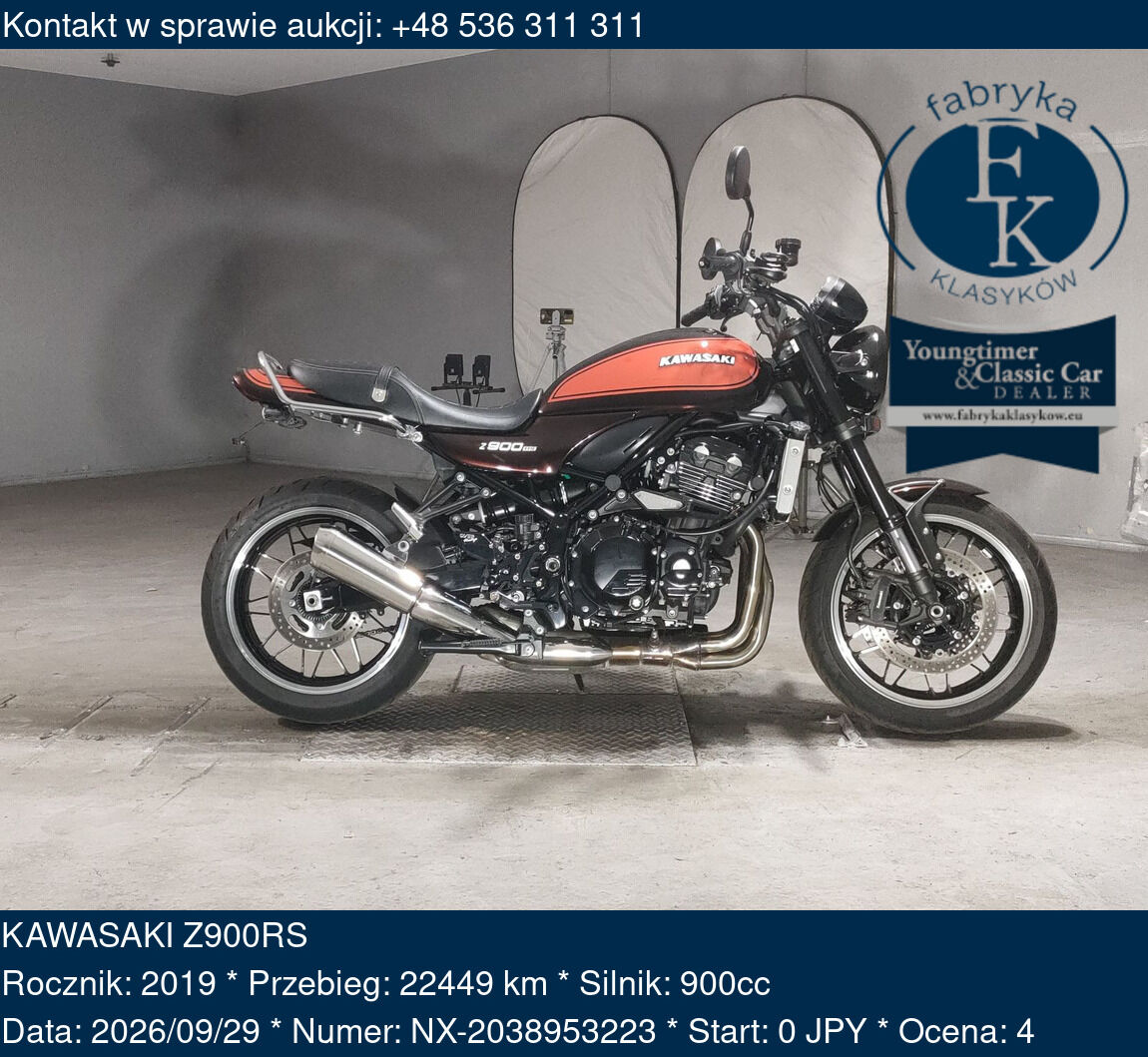 KAWASAKI Z900RS 2019 - zdjęcie 2