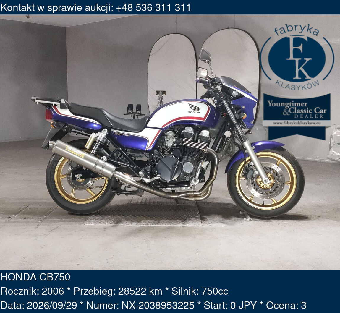 HONDA CB750 2006 - zdjęcie 2