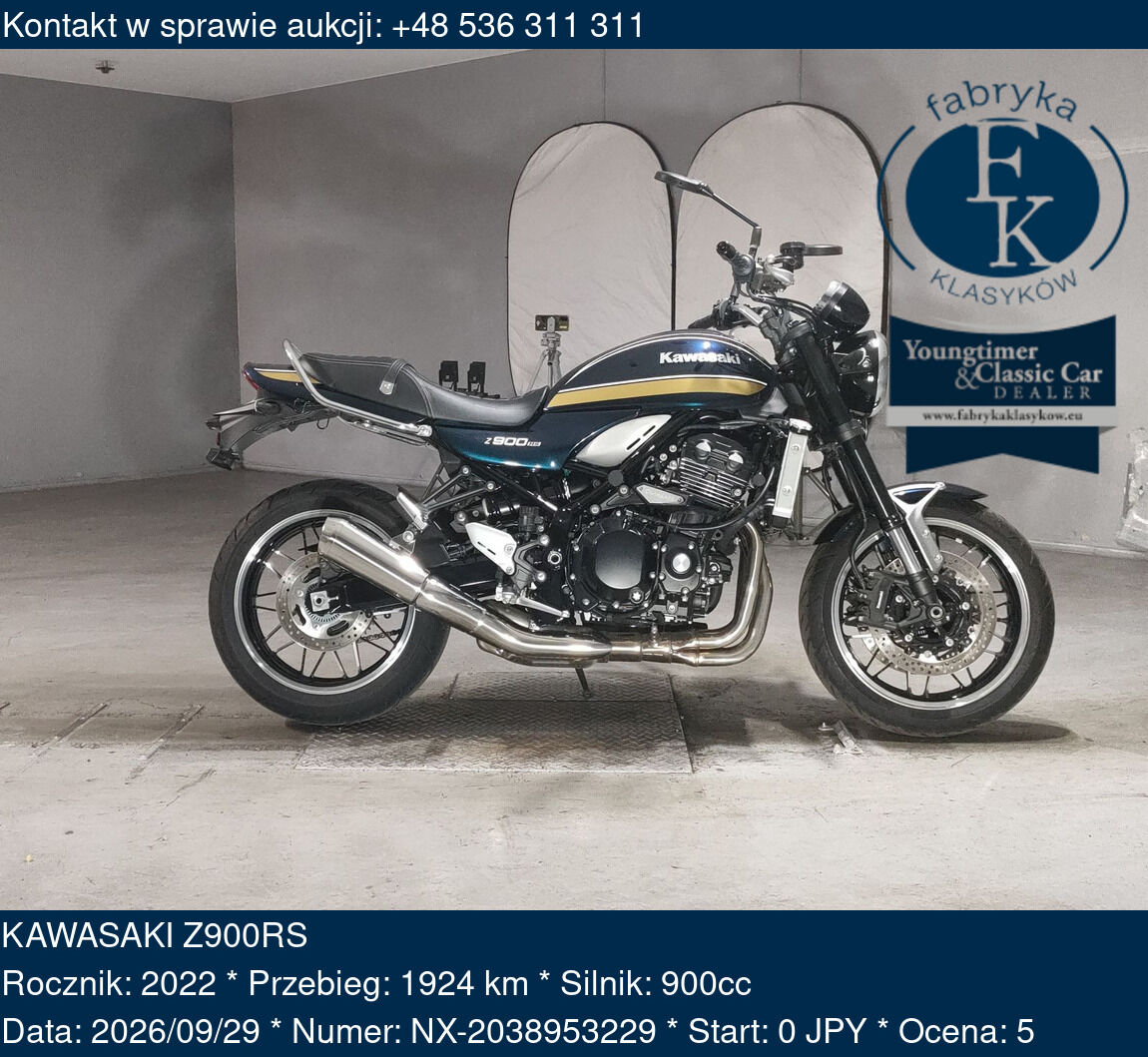 KAWASAKI Z900RS 2022 - zdjęcie 2