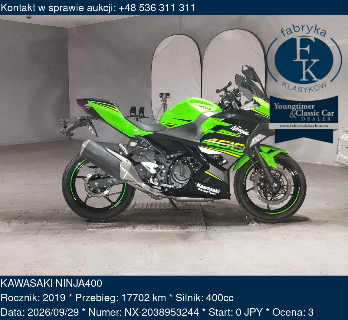 KAWASAKI NINJA400 2019 - zdjęcie 2