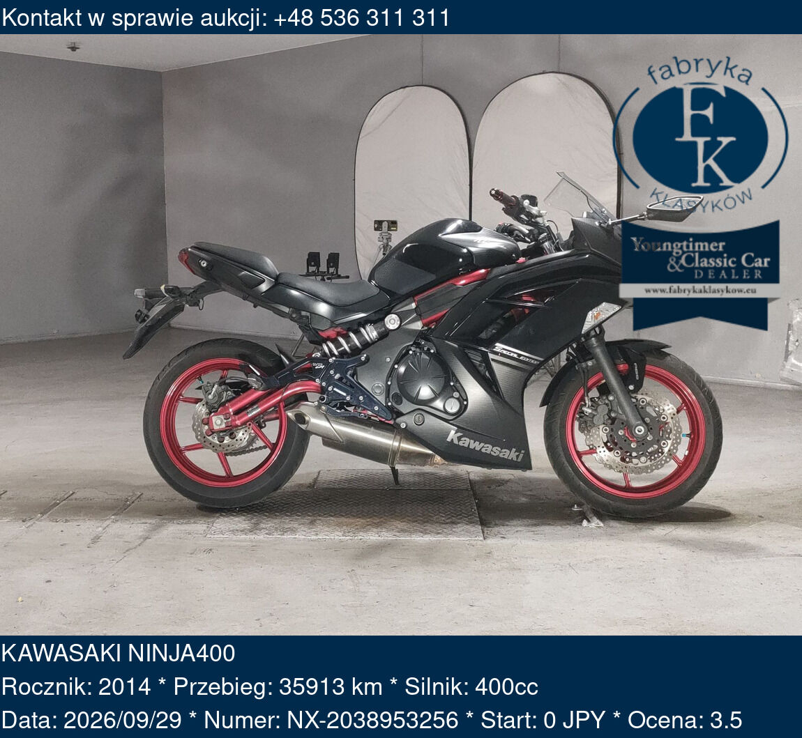 KAWASAKI NINJA400 2014 - zdjęcie 2