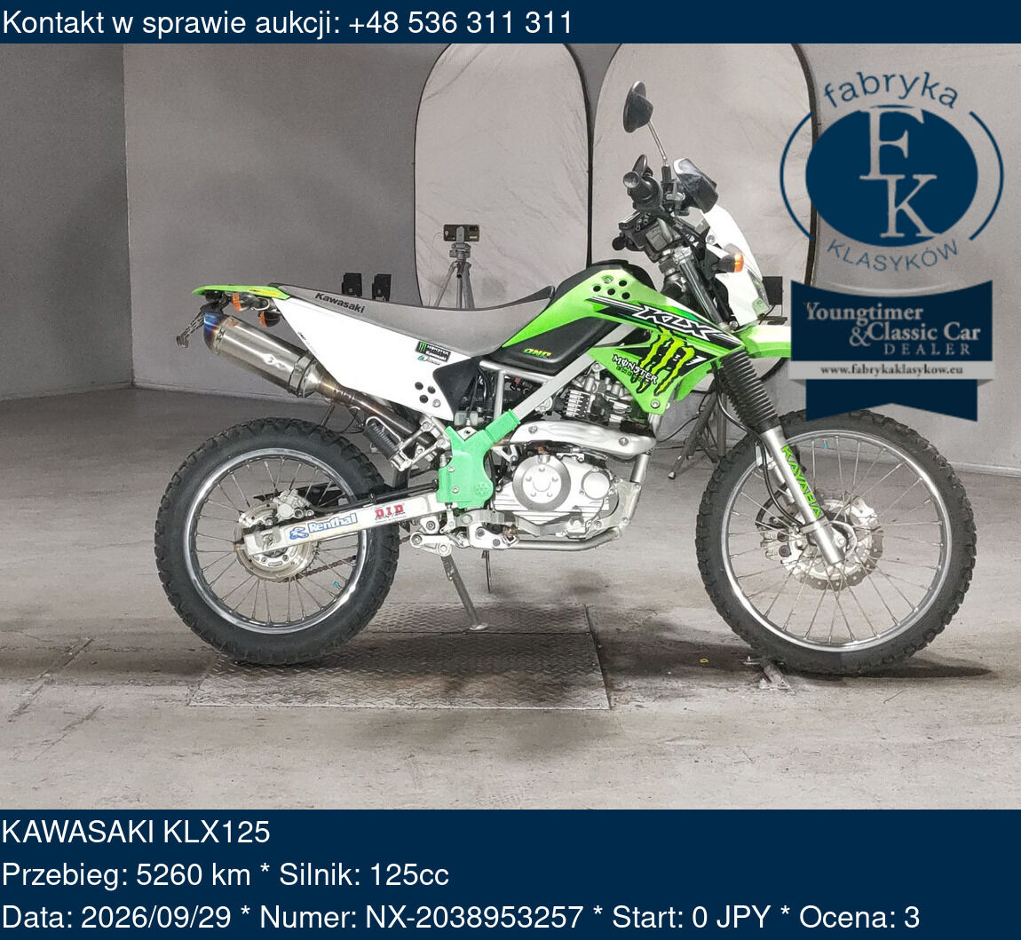 KAWASAKI KLX125  - zdjęcie 2