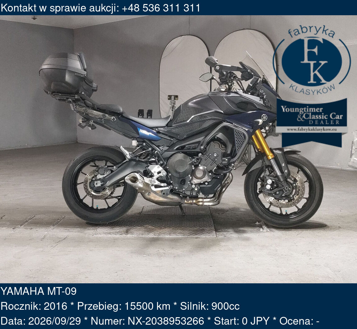YAMAHA MT-09 2016 - zdjęcie 2