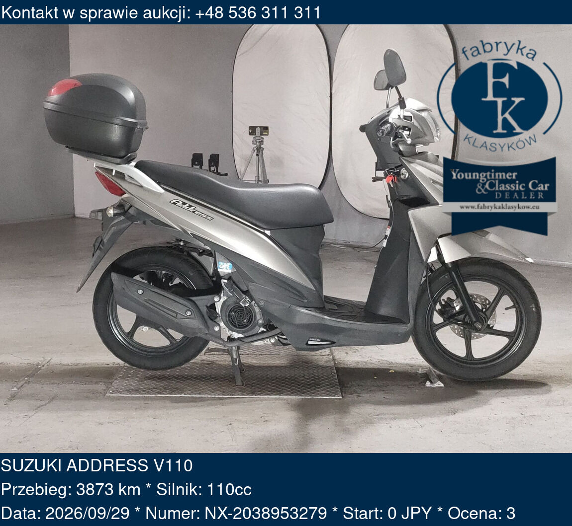 SUZUKI ADDRESS V110  - zdjęcie 2