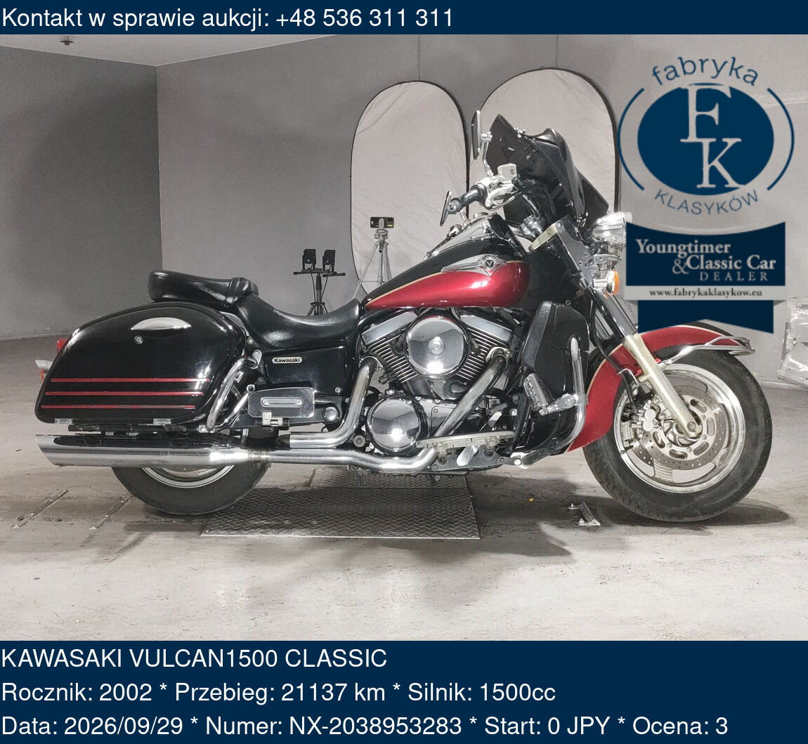 KAWASAKI VULCAN1500 CLASSIC 2002 - zdjęcie 2