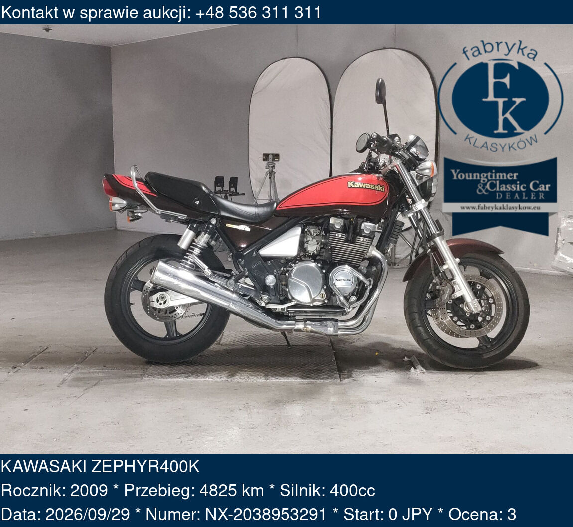 KAWASAKI ZEPHYR400K 2009 - zdjęcie 2