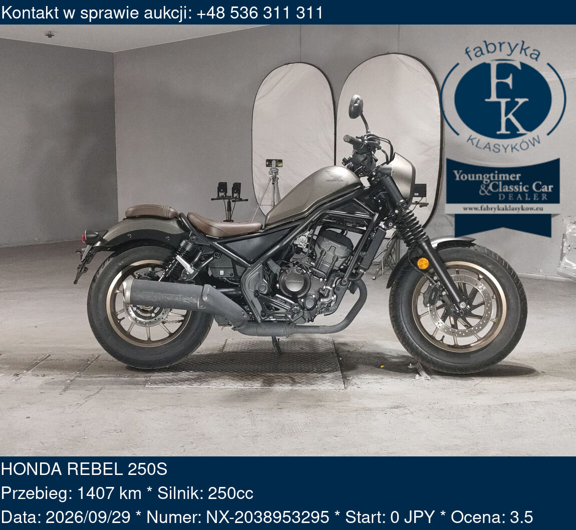 HONDA REBEL 250S  - zdjęcie 2