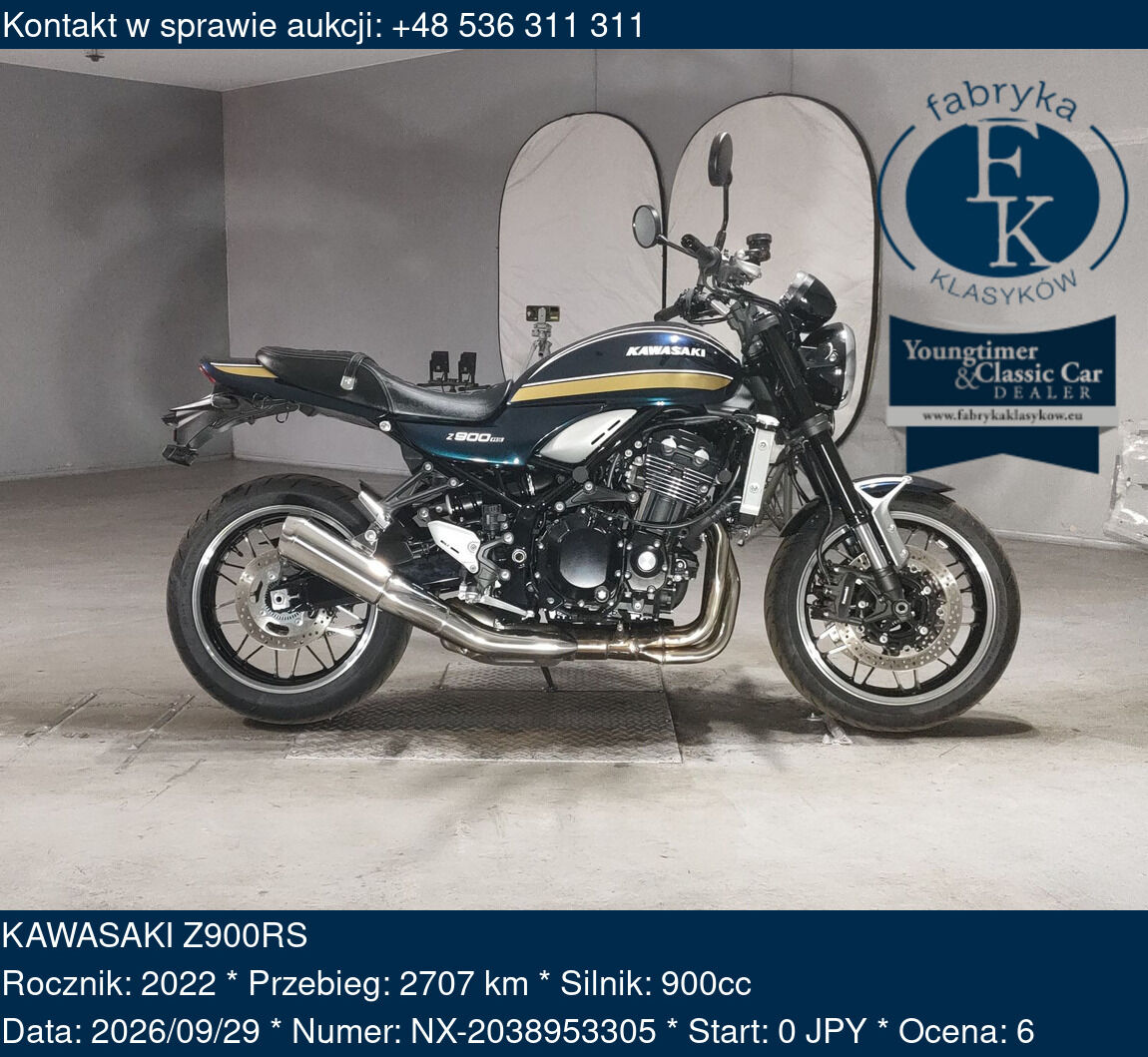 KAWASAKI Z900RS 2022 - zdjęcie 2
