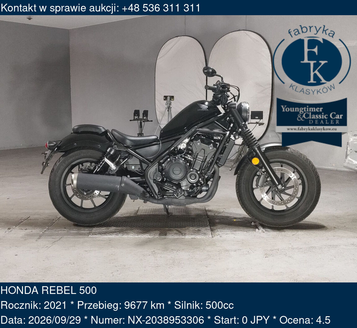 HONDA REBEL 500 2021 - zdjęcie 2