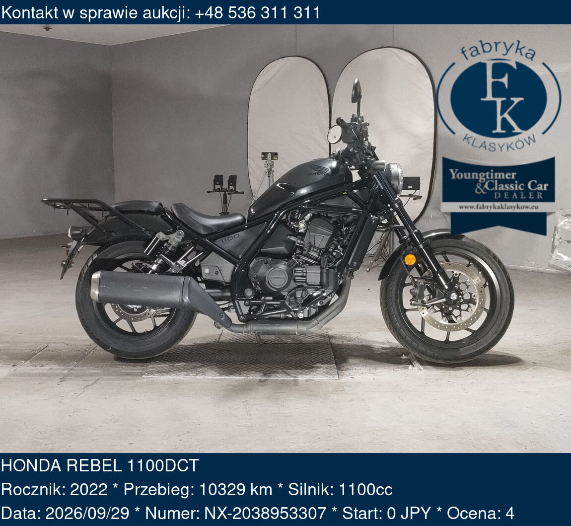 HONDA REBEL 1100DCT 2022 - zdjęcie 2