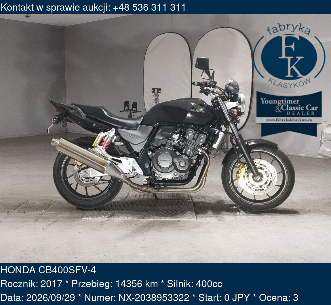 HONDA CB400SFV-4 2017 - zdjęcie 2