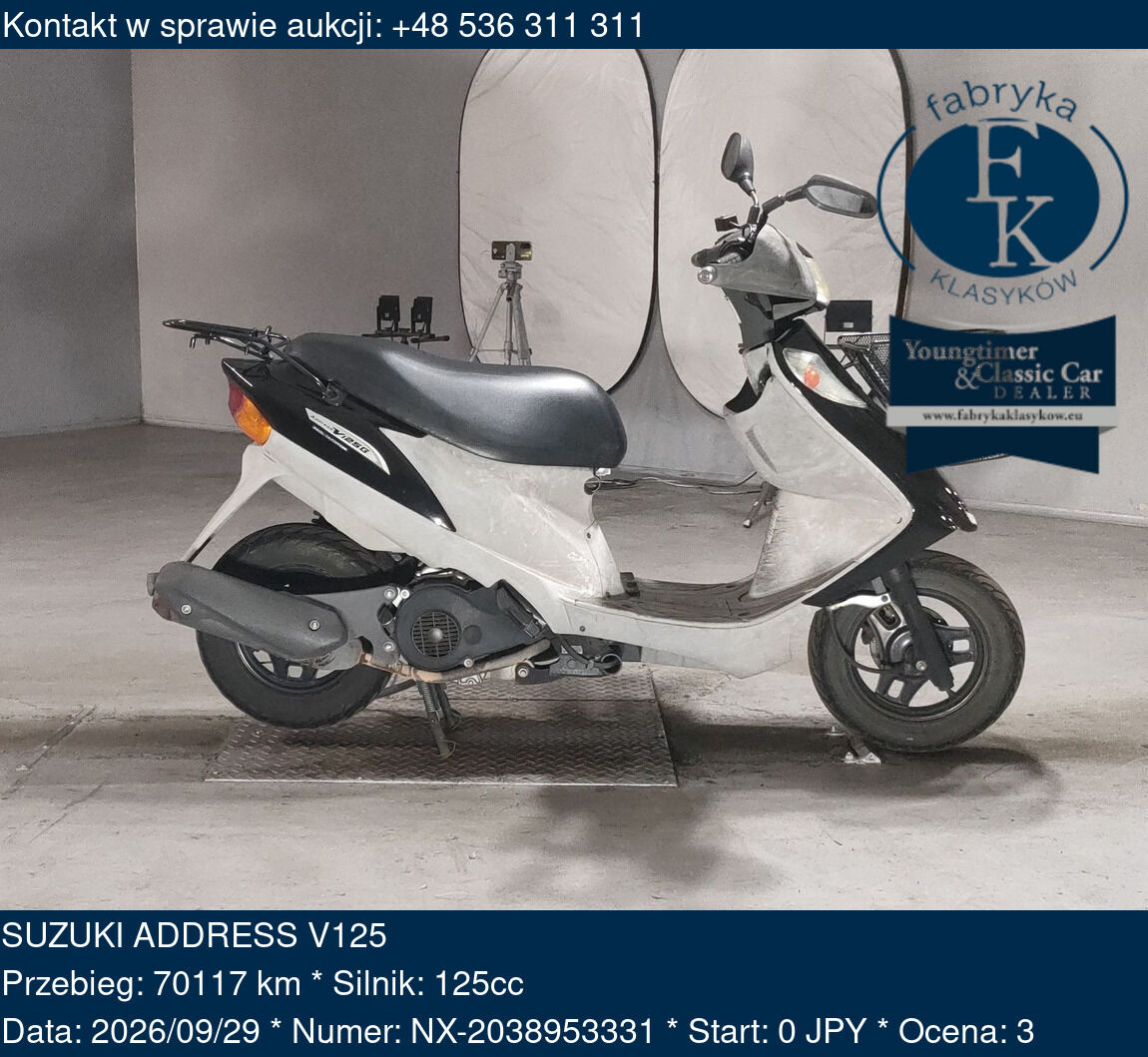 SUZUKI ADDRESS V125  - zdjęcie 2
