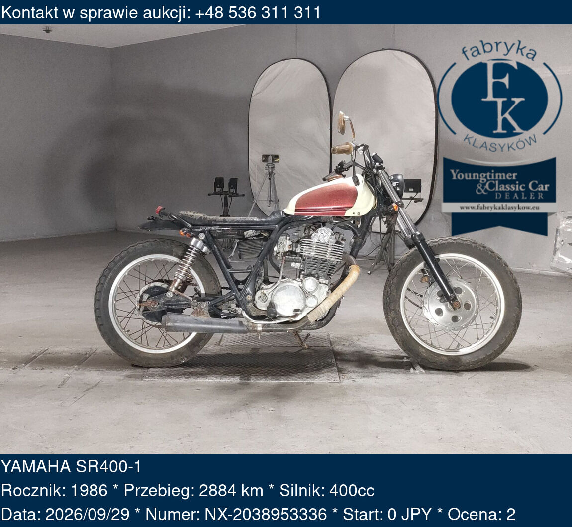 YAMAHA SR400-1 1986 - zdjęcie 2