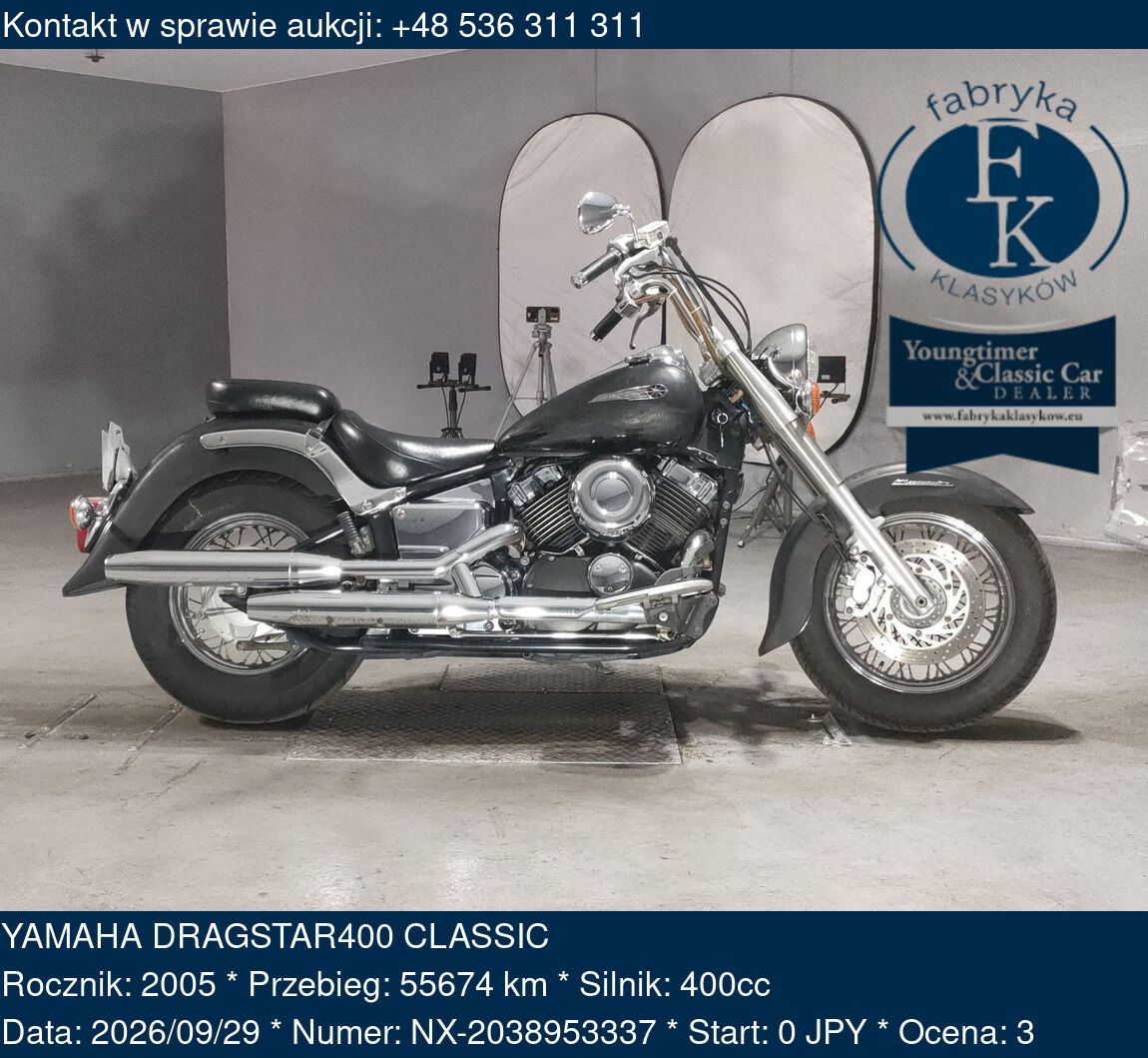 YAMAHA DRAGSTAR400 CLASSIC 2005 - zdjęcie 2