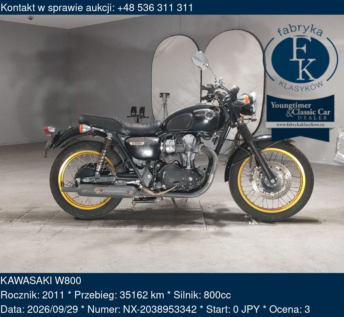 KAWASAKI W800 2011 - zdjęcie 2