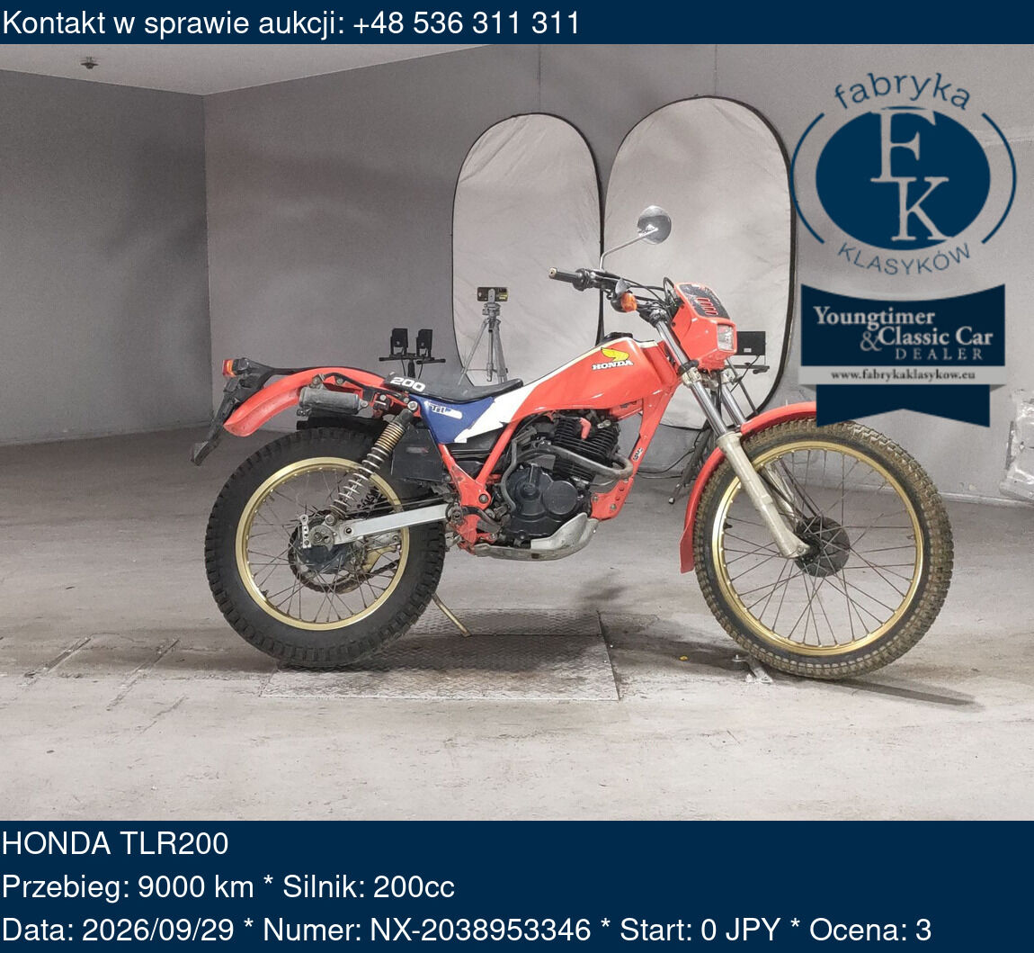 HONDA TLR200  - zdjęcie 2