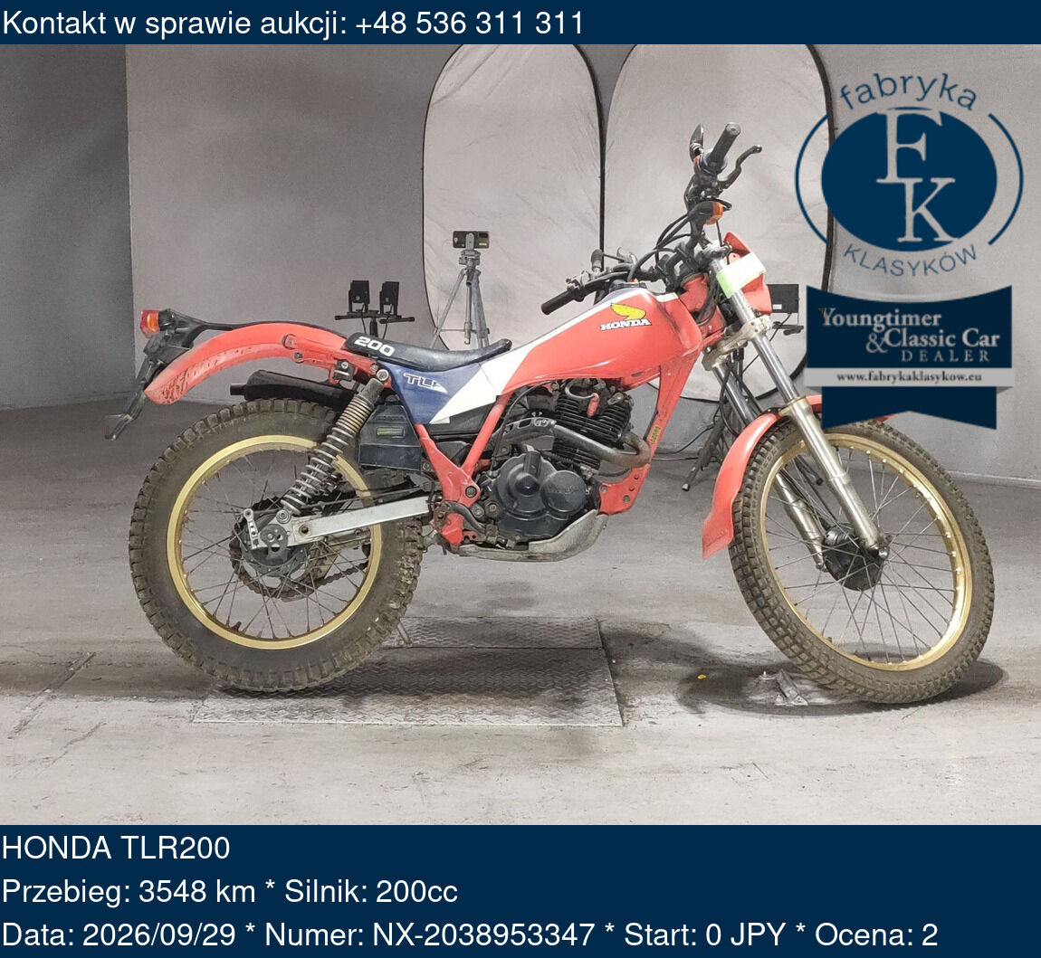 HONDA TLR200  - zdjęcie 2