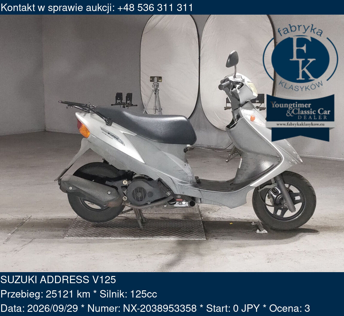SUZUKI ADDRESS V125  - zdjęcie 2