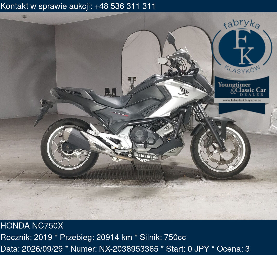 HONDA NC750X 2019 - zdjęcie 2