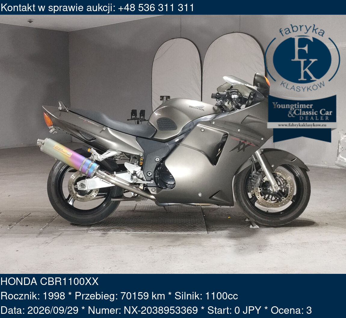 HONDA CBR1100XX 1998 - zdjęcie 2