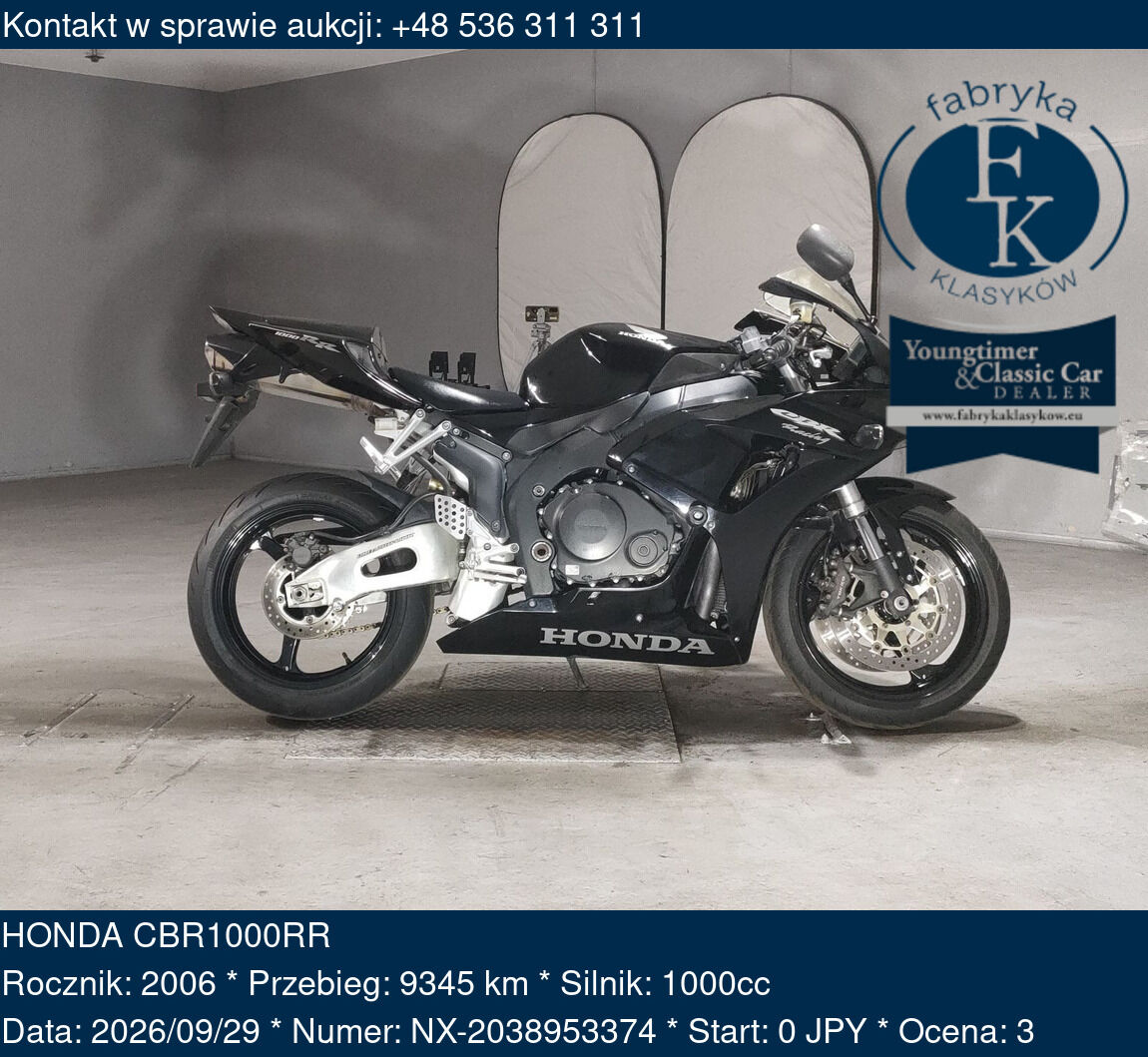 HONDA CBR1000RR 2006 - zdjęcie 2