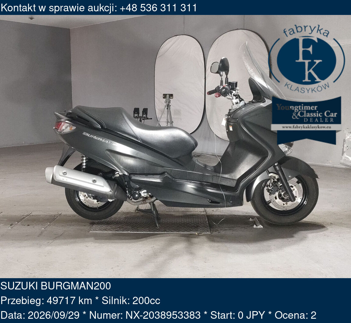 SUZUKI BURGMAN200  - zdjęcie 2