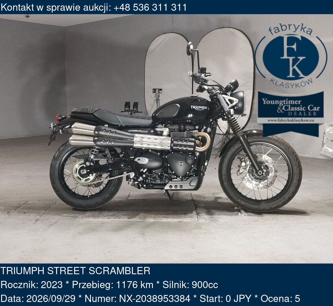 TRIUMPH STREET SCRAMBLER 2023 - zdjęcie 2