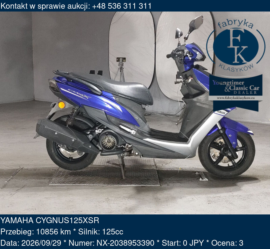 YAMAHA CYGNUS125XSR  - zdjęcie 2