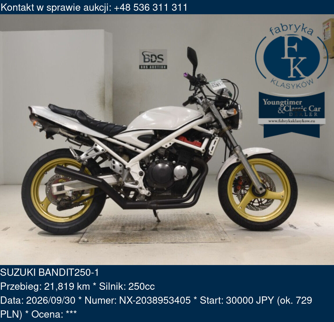 SUZUKI BANDIT250-1  - zdjęcie 2