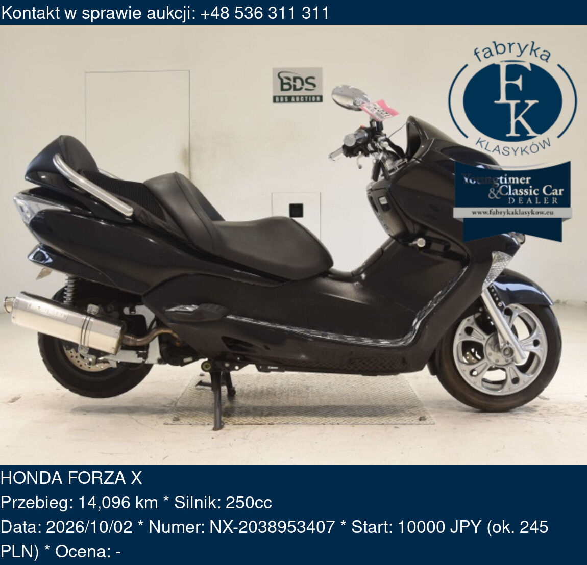 HONDA FORZA X  - zdjęcie 2