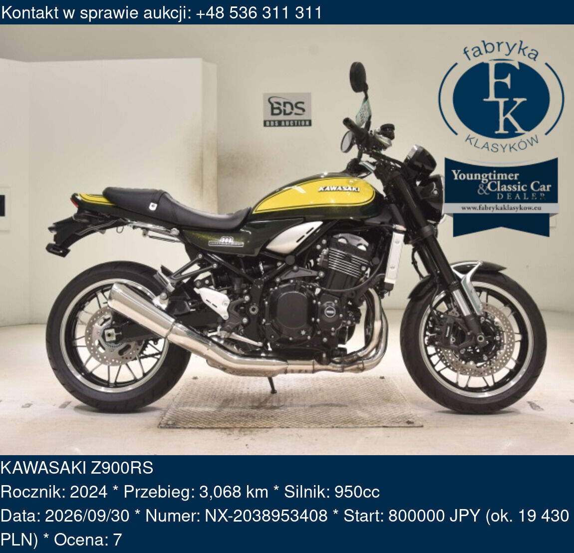 KAWASAKI Z900RS 2024 - zdjęcie 2