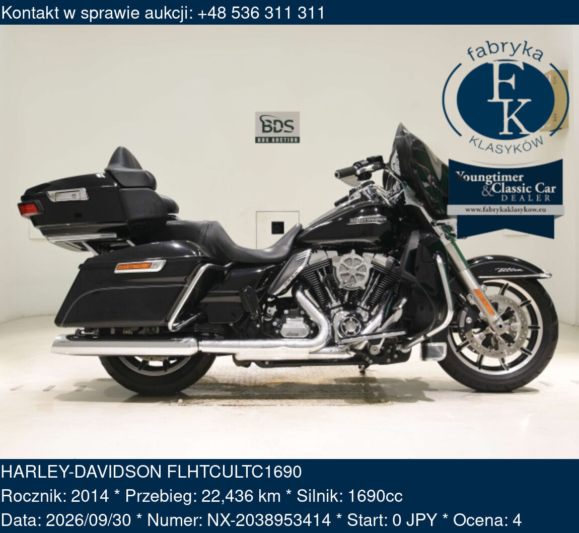 HARLEY-DAVIDSON FLHTCULTC1690 2014 - zdjęcie 2