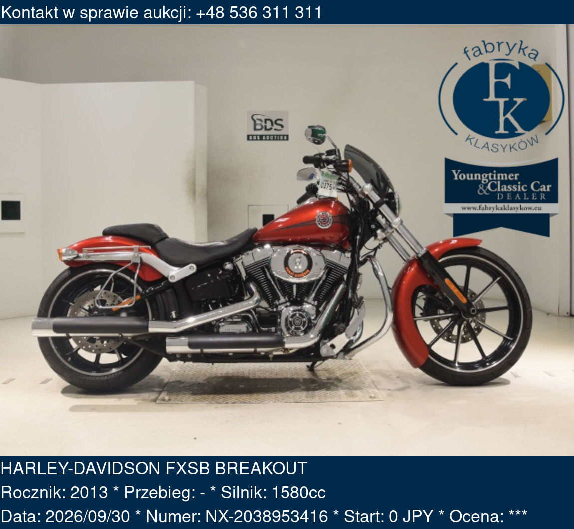 HARLEY-DAVIDSON FXSB BREAKOUT 2013 - zdjęcie 2