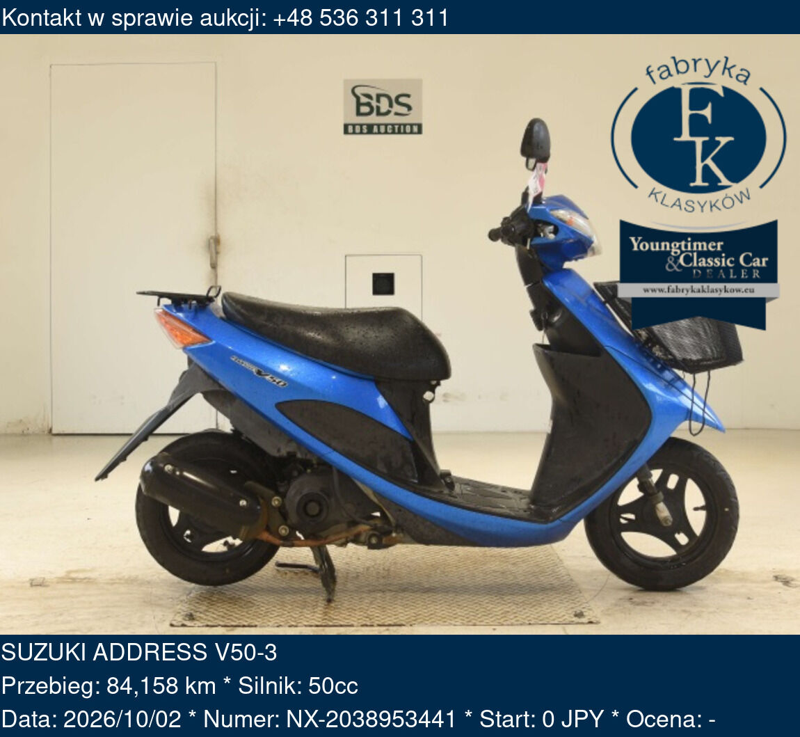 SUZUKI ADDRESS V50-3  - zdjęcie 2