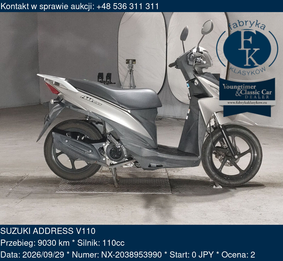 SUZUKI ADDRESS V110  - zdjęcie 2