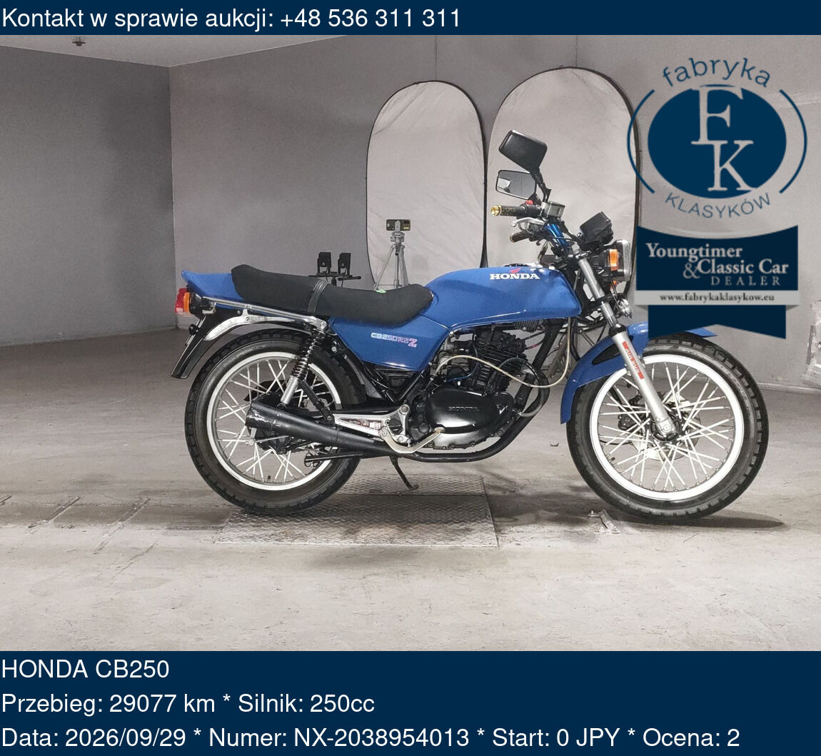 HONDA CB250  - zdjęcie 2
