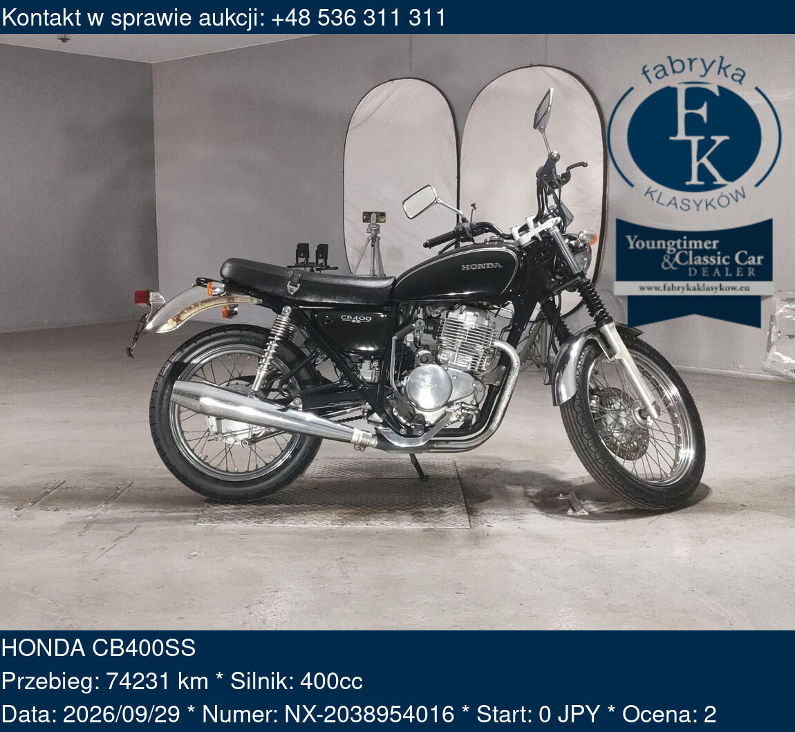 HONDA CB400SS  - zdjęcie 2