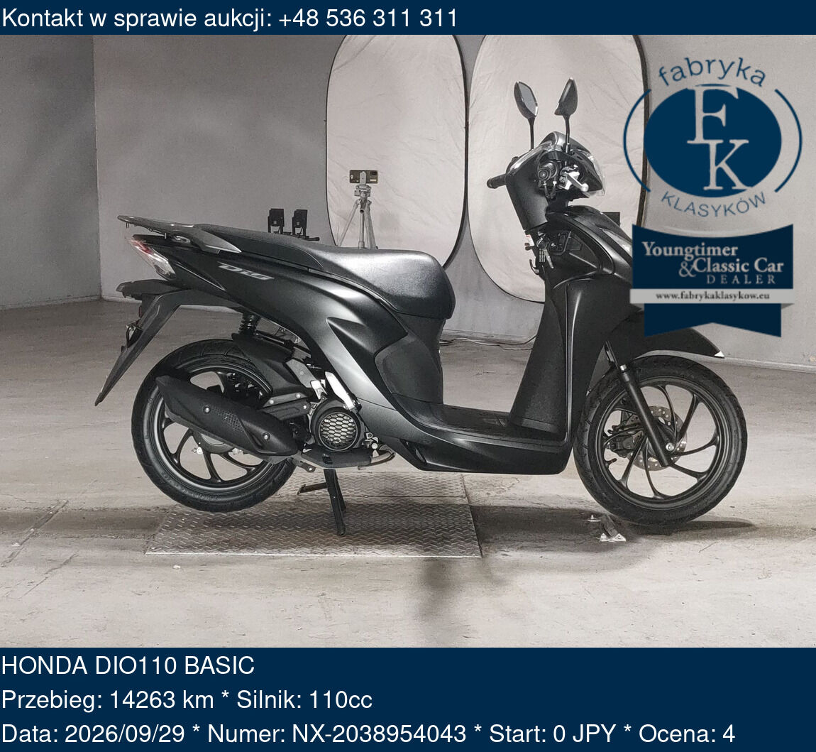 HONDA DIO110 BASIC  - zdjęcie 2